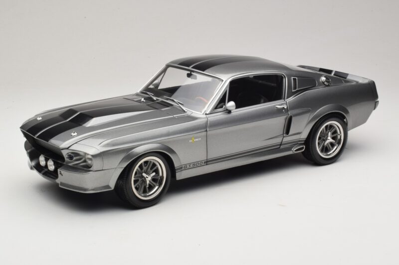 Ford Mustang Shelby GT500 Eleanor Cinzento Metálico & Preto KK-Scale 1:12 KKDC120171 Metal