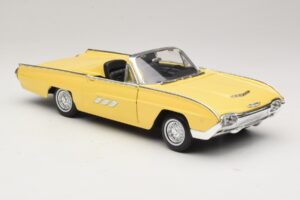 Ford Thunderbird Cabriolet Amarelo Anson 1:18 30334-P1 Metal - imagem 6 de 8