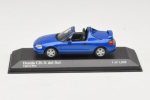 Honda CR-X del Sol EG2 Azul Metálico Minichamps 1:43 400161931 Metal