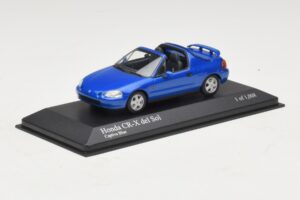 Honda CR-X del Sol EG2 Azul Metálico Minichamps 1:43 400161931 Metal - imagem 2 de 5
