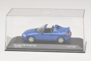 Honda CR-X del Sol EG2 Azul Metálico Minichamps 1:43 400161931 Metal - imagem 4 de 5