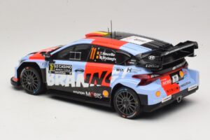 Hyundai i20 N Rally1 #11 T. Neuville / M. Wydaeghe Rally Monte Carlo 2026 IXO 1:18 18RMC270B Metal - imagem 5 de 6