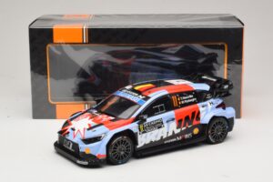 Hyundai i20 N Rally1 #11 T. Neuville / M. Wydaeghe Rally Monte Carlo 2026 IXO 1:18 18RMC270B Metal - imagem 6 de 6
