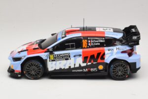 Hyundai i20 N Rally1 #16 A. Fourmaux / A. Coria Rally Monte Carlo 2026 IXO 1:18 18RMC270A Metal - imagem 3 de 6