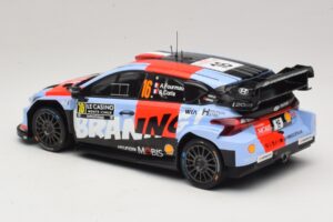 Hyundai i20 N Rally1 #16 A. Fourmaux / A. Coria Rally Monte Carlo 2026 IXO 1:18 18RMC270A Metal - imagem 5 de 6