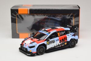 Hyundai i20 N Rally1 #16 A. Fourmaux / A. Coria Rally Monte Carlo 2026 IXO 1:18 18RMC270A Metal - imagem 6 de 6
