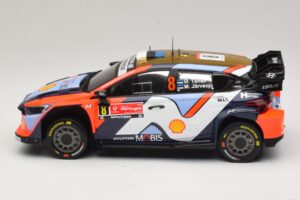 Hyundai i20 N Rally1 #8 O. Tanak / M. Jarveoja Rally Portugal 2025 IXO 1:18 18RMC251A Metal - imagem 3 de 6