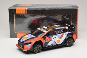 Hyundai i20 N Rally1 #8 O. Tanak / M. Jarveoja Rally Portugal 2025 IXO 1:18 18RMC251A Metal - imagem 6 de 6