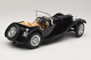 Jaguar SS100 Roadster Preto Bburago 1:18 3006-M3 Metal - imagem 2 de 6