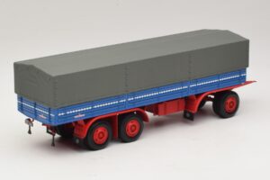 Kassbohrer 3-Achs Azul Preto Minichamps 1:43 439161090 Metal - imagem 2 de 6