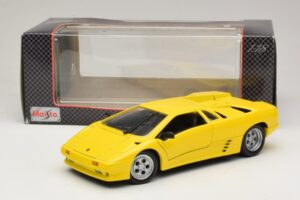 Lamborghini Diablo Amarelo Maisto 1:18 32803 Metal - imagem 8 de 8