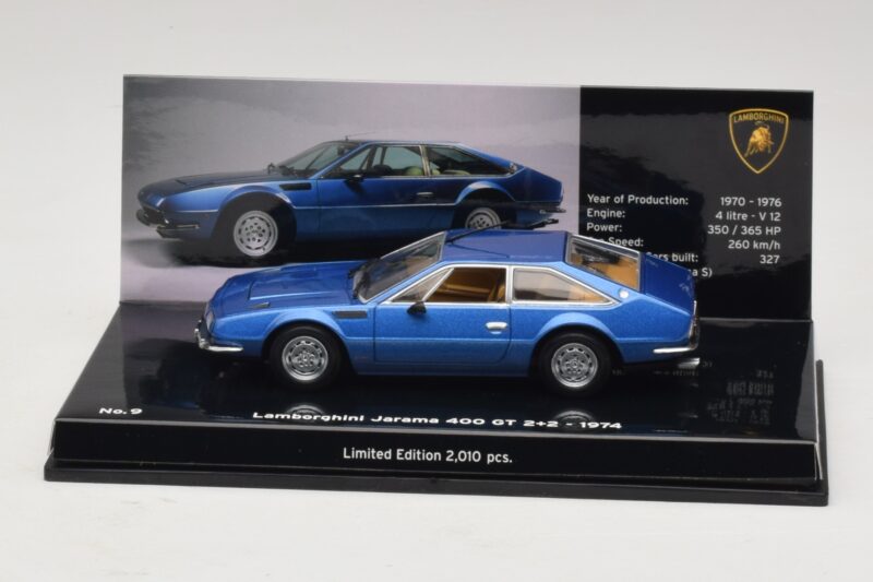 Lamborghini Jarama 400 GTS Azul Minichamps 1:43 436103400 Metal