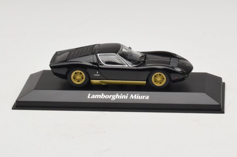 Lamborghini Miura P400 Preto Maxichamps 1:43 940103000 Metal