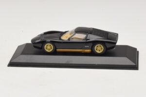Lamborghini Miura P400 Preto Minichamps 1:43 430103004 Metal