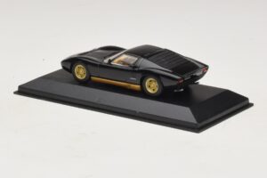 Lamborghini Miura P400 Preto Minichamps 1:43 430103004 Metal - imagem 3 de 5