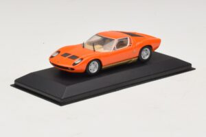 Lamborghini Miura P400 Laranja Minichamps 1:43 430103002 Metal - imagem 2 de 5