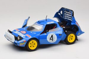 Lancia Stratos HF #4 B. Darniche / A. Mahe Rally Monte Carlo 1979 Solido 1:18 9019 Metal - imagem 2 de 8