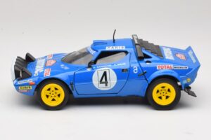 Lancia Stratos HF #4 B. Darniche / A. Mahe Rally Monte Carlo 1979 Solido 1:18 9019 Metal - imagem 4 de 8