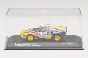 Lancia Stratos Rally #24 F. Tabaton / Radaelli San Remo Rally 1980 Minichamps 1:43 430801224 Metal - imagem 4 de 5