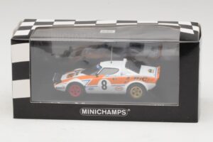 Lancia Stratos Rally #8 Livieratos / Manolis Acropolis Rally 1978 Minichamps 1:43 430781208 Metal - imagem 5 de 5