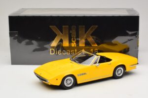 Maserati Ghibli Spyder Amarelo KK-Scale 1:18 KKDC181303 Metal - imagem 7 de 7