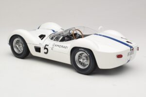 Maserati Tipo 61 #5 Camoradi S. Moss / D. Gurney 1000km Nurburgring Winner 1960 Minichamps 1:12 120601205 Metal - imagem 7 de 8