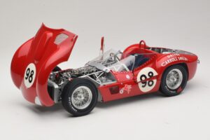 Maserati Tipo 61 #98 C. Shelby Times Mirror GP For Sportscars 1960 Minichamps 1:12 120601298 Metal - imagem 2 de 8