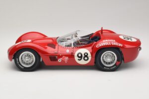 Maserati Tipo 61 #98 C. Shelby Times Mirror GP For Sportscars 1960 Minichamps 1:12 120601298 Metal - imagem 3 de 8