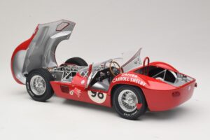 Maserati Tipo 61 #98 C. Shelby Times Mirror GP For Sportscars 1960 Minichamps 1:12 120601298 Metal - imagem 5 de 8