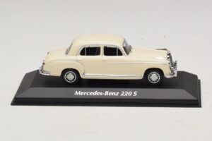 Mercedes 220 S W180 Branco Maxichamps 1:43 940033000 Diecast