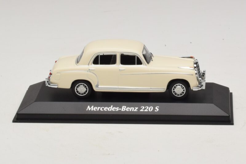 Mercedes 220 S W180 Branco Maxichamps 1:43 940033000 Diecast