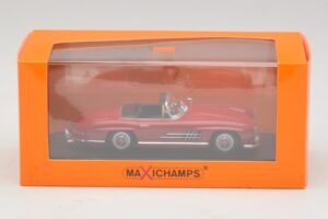 Mercedes 300 SL W198 Roadster Vermelho Maxichamps 1:43 940039031 Diecast - imagem 5 de 5