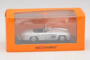 Mercedes 300 SL W198 Roadster Prata Maxichamps 1:43 940039030 Diecast - imagem 5 de 5