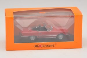 Mercedes 350 SL R107 Vermelho Maxichamps 1:43 940033432 Diecast - imagem 5 de 5