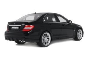 Mercedes C63 AMG W204 Brabus B63S Obsidian Black GT Spirit 1:18 GT582 Resina - imagem 2 de 5
