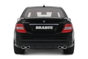Mercedes C63 AMG W204 Brabus B63S Obsidian Black GT Spirit 1:18 GT582 Resina - imagem 5 de 5