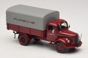 Mercedes L3500 Plataforma Porsche Minichamps 1:43 439350027 Metal - imagem 4 de 7