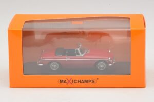 MG MGB Mk1 Vermelho Maxichamps 1:43 940131030 Diecast - imagem 5 de 5