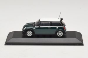 Mini Cooper One R50 Aero Green Com Tejadilho Branco Minichamps 1:43 MINI011 Metal