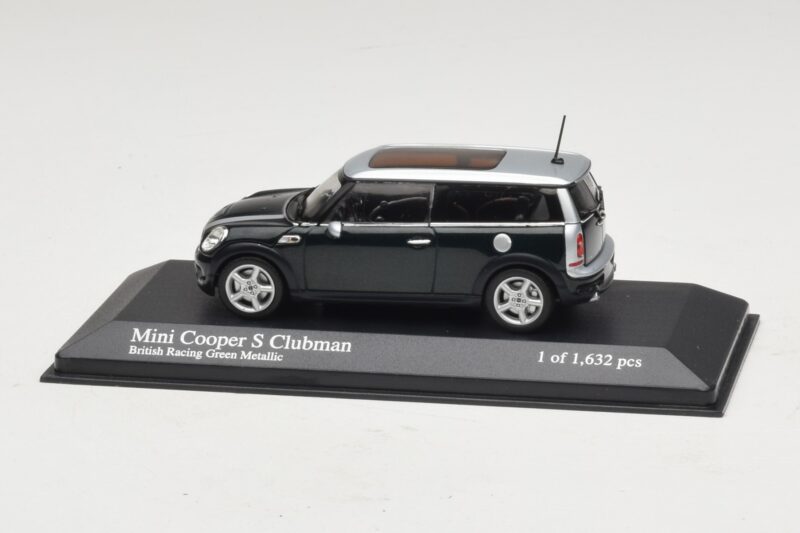 Mini Cooper S Clubman R55 Verde Prateado Minichamps 1:43 431138670 Metal