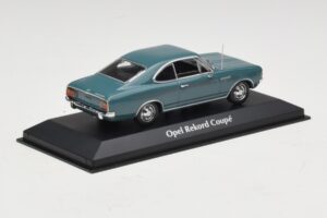 Opel Rekord C Coupé Azul Maxichamps 1:43 940046121 Metal - imagem 2 de 5