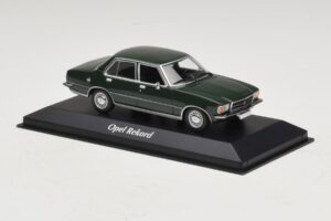Opel Rekord D Verde Escuro Maxichamps 1:43 940044001 Diecast - imagem 3 de 5