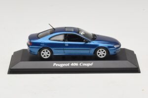 Peugeot 406 Coupé Azul Metálico Maxichamps 1:43 940112620 Diecast