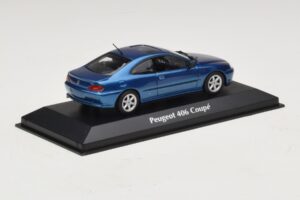 Peugeot 406 Coupé Azul Metálico Maxichamps 1:43 940112620 Diecast - imagem 2 de 5