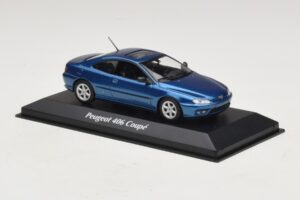 Peugeot 406 Coupé Azul Metálico Maxichamps 1:43 940112620 Diecast - imagem 3 de 5