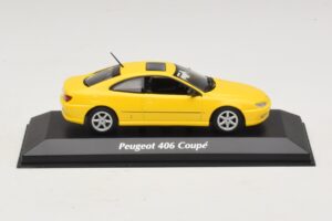 Peugeot 406 Coupé Amarelo Maxichamps 1:43 940112621 Diecast