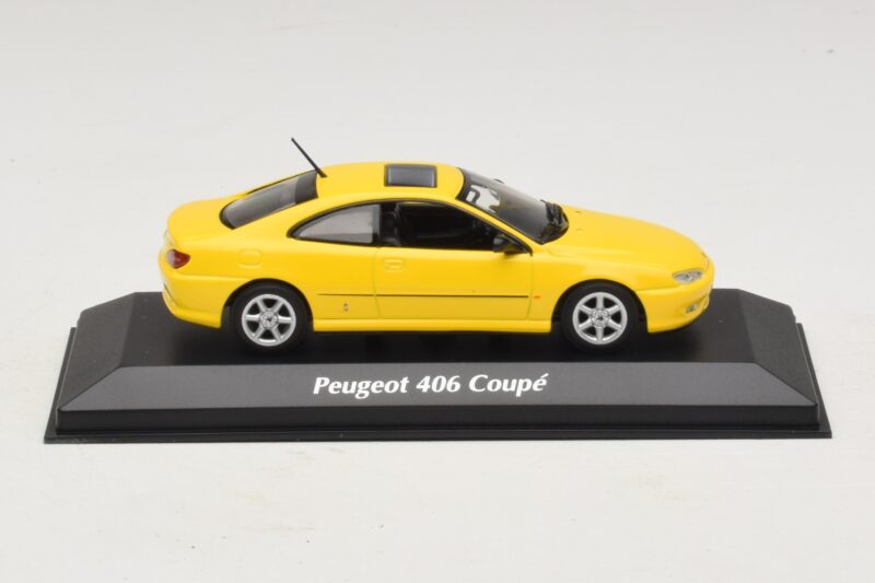 Peugeot 406 Coupé Amarelo Maxichamps 1:43 940112621 Diecast