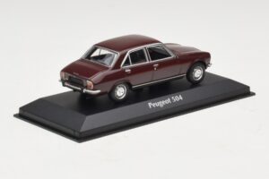 Peugeot 504 Vermelho Escuro Maxichamps 1:43 940112500 Metal - imagem 2 de 5