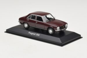 Peugeot 504 Vermelho Escuro Maxichamps 1:43 940112500 Metal - imagem 3 de 5