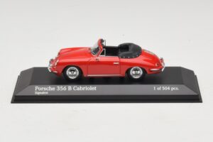 Porsche 356 B Cabriolet Vermelho Minichamps 1:43 Porsche 356 B Cabriolet Vermelho Minichamps 1:43 400064331 Metal